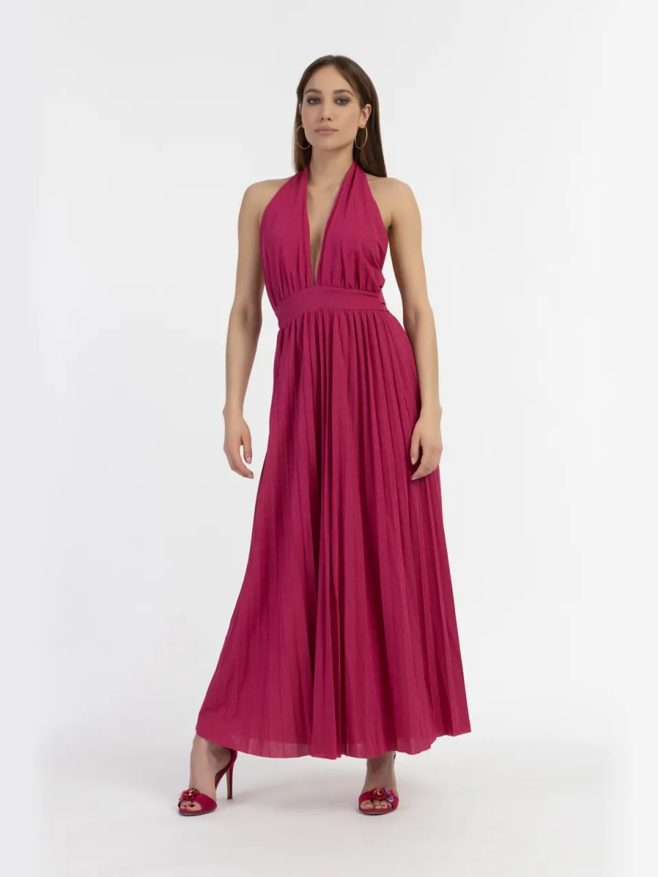 Faina Maxi jurk Dames roze