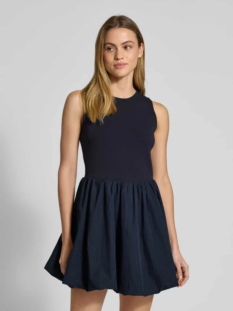 P&C* curated by GLAMOUR Mini-jurk met ronde hals Marineblauw