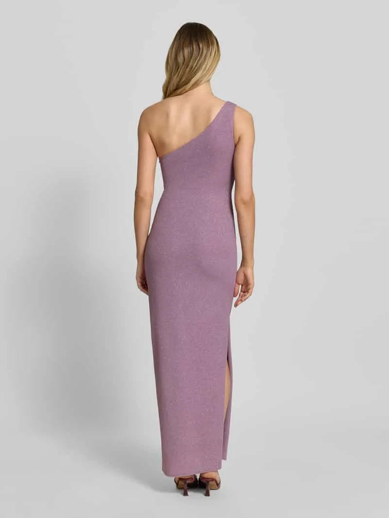 TROYDEN COLLECTION midi-jurk met zijsplit Mauve
