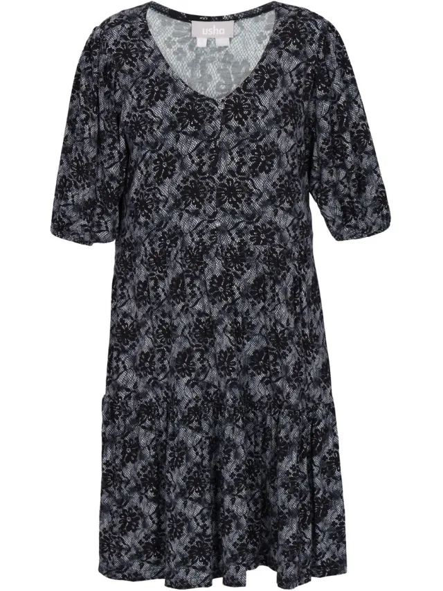 Usha Dress black