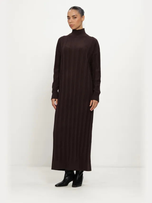 INWEAR Dames Jurken Tessiw Kellsie Dress - Bruin