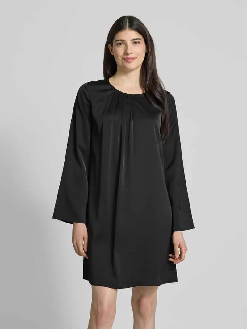 Christian Berg Woman Selection Midi-jurk met plooien zwart, foto 4