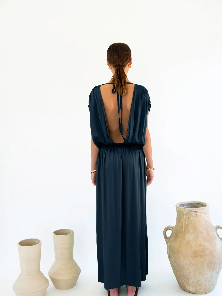 Neu Nomads dames vegan Jurk Natalia Middernachtblauw extra donkerblauw, foto 2