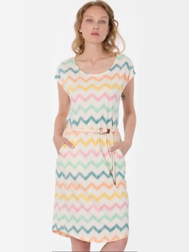 Ragwear LILITHE PRINT Dames Mini-jurk - meerkleurig multicolor