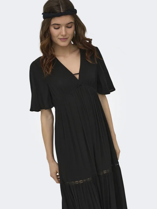 Only maxi jurk - zwart