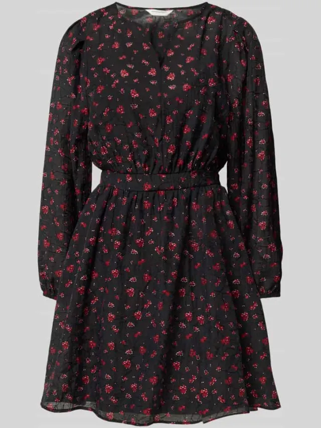 MSCH Copenhagen Mini-jurk van een mix van viscose en elastaan, model 'Nancy' zwart, foto 2