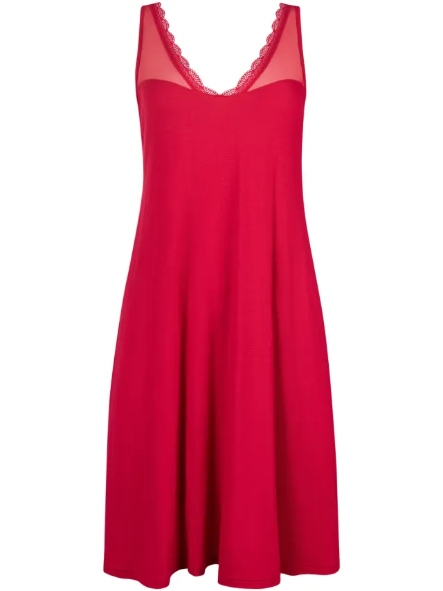 Lisca Korte Jurk Lisca Babydoll ROXANNE Rood