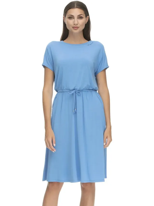 Ragwear Damesjurk Ragwear Pecori Dress blauw