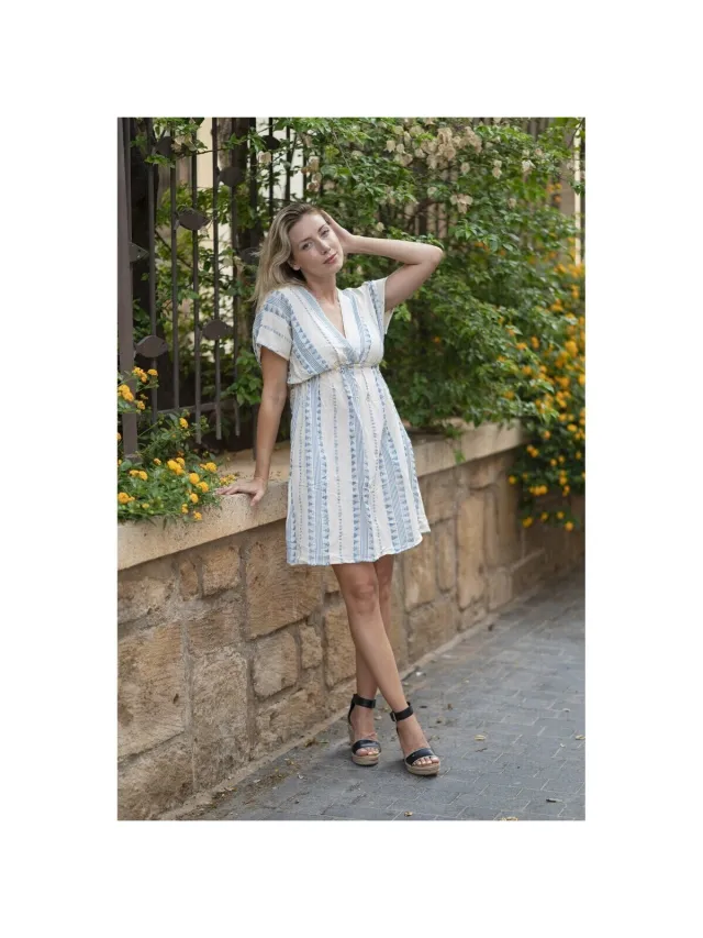 Isla Bonita By Sigris Korte Jurk Isla Bonita By Sigris Korte Jurk Beige