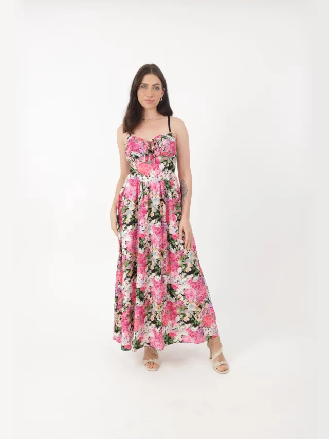 Elara Jurk Fuchsia