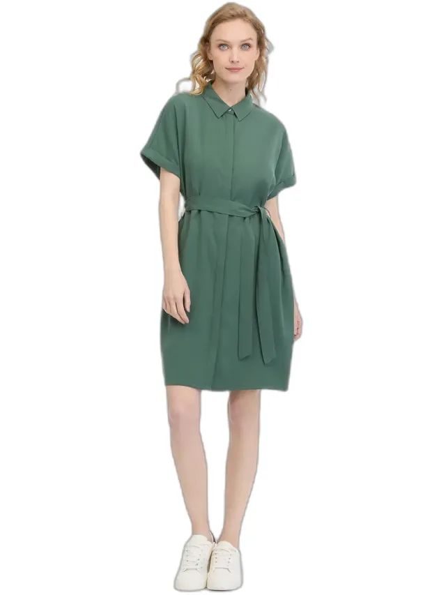 Ragwear Dameshemdjurk Ragwear Manilla Groen