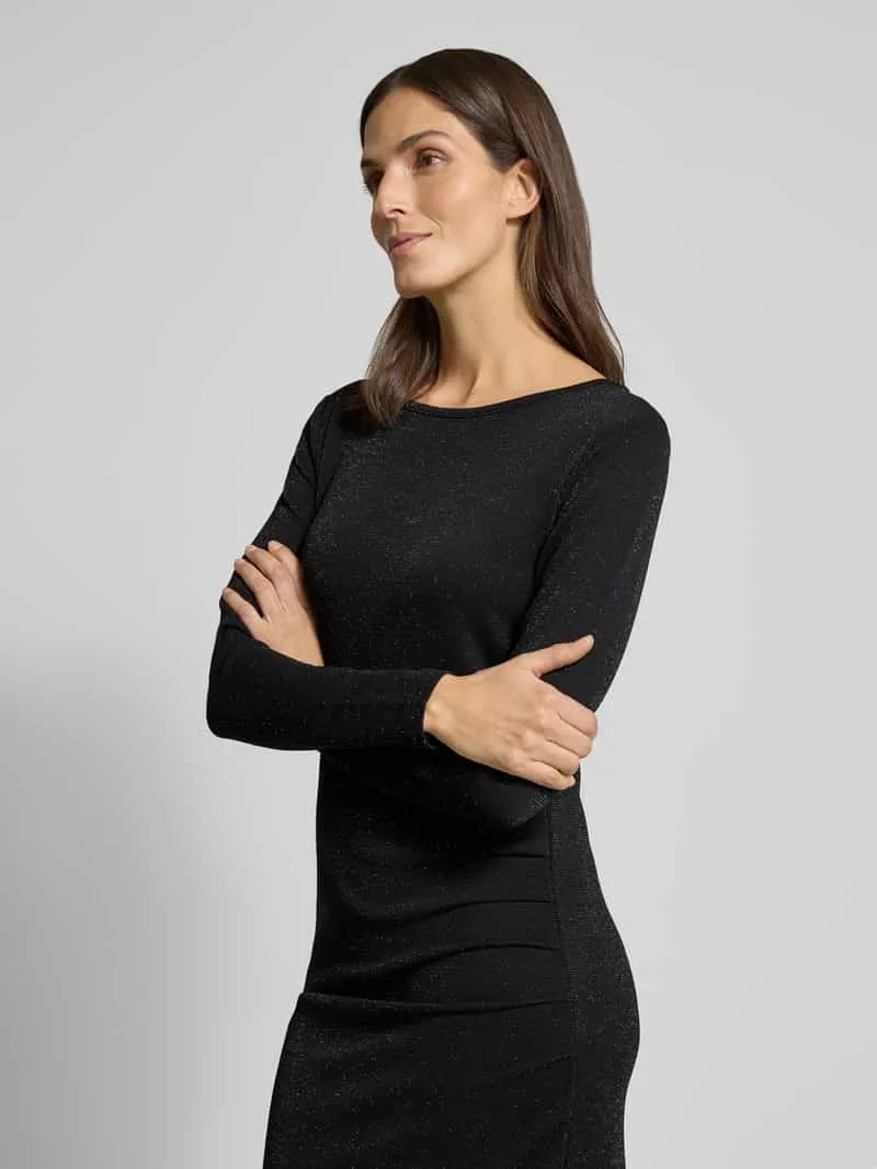 Soyaconcept Maxi-jurk met ronde hals, model 'ANDINE' zwart, foto 4