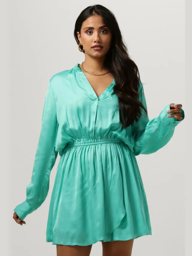 Est'seven Dames Jurken Est’journee Dress Bambu - Groen
