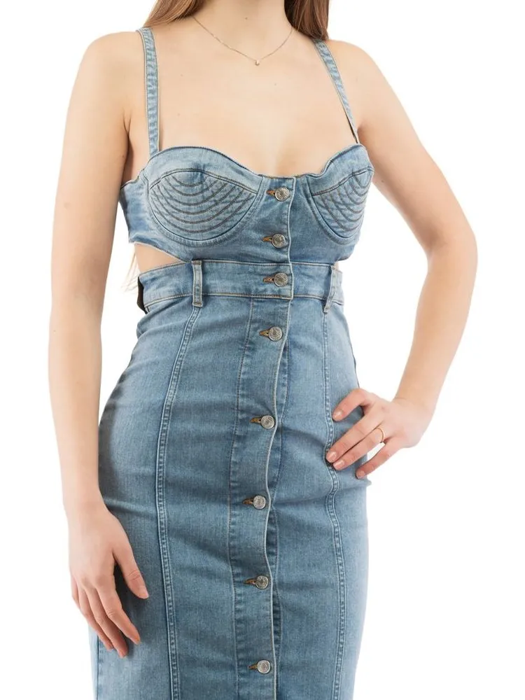 Moschino Meerkleurige Katoenen Casual Jurk veelkleurig, foto 2