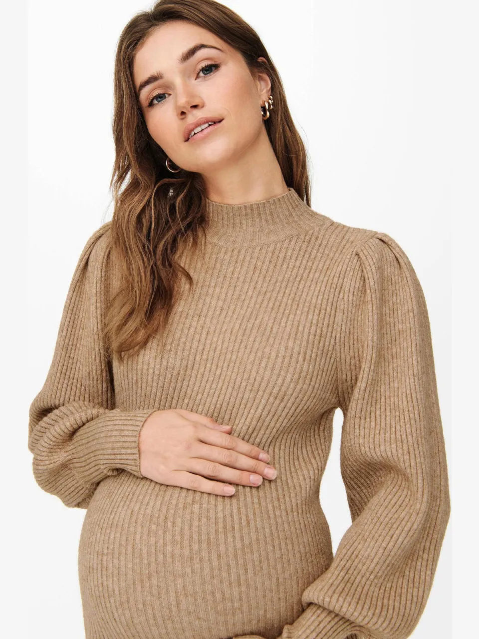Only Maternity zwangerschapsjurk OLMKATIA bruin, foto 6