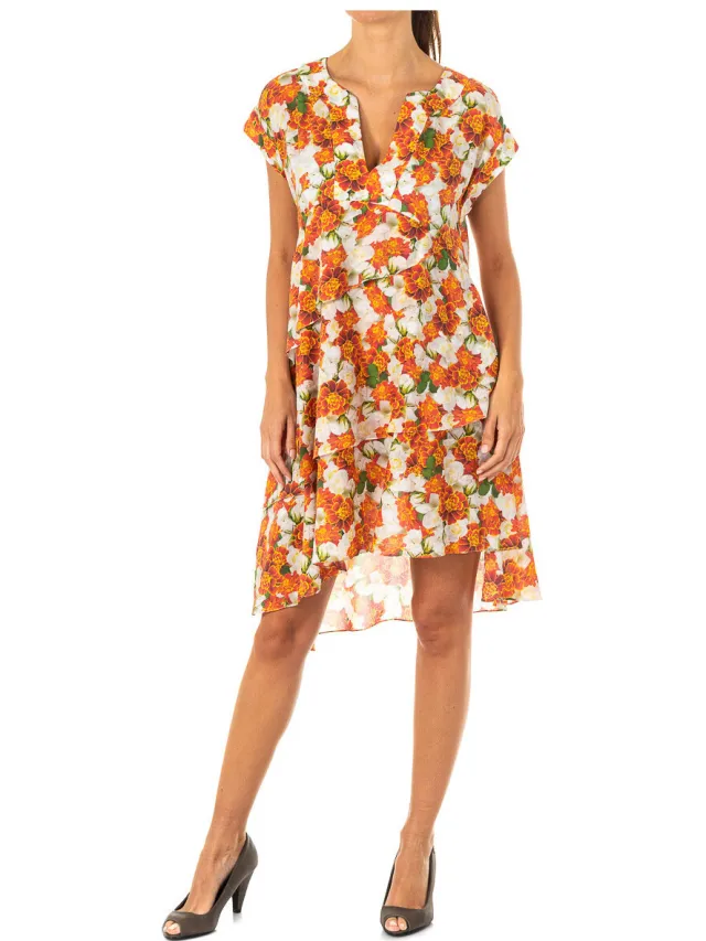 La Martina Korte Jurk La Martina LWD008 Veelkleurig