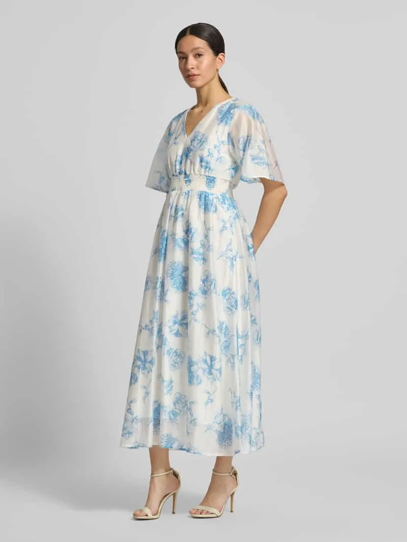 MSCH Copenhagen midi-jurk van lyocellmix model 'Evangelia' offwhite, foto 4