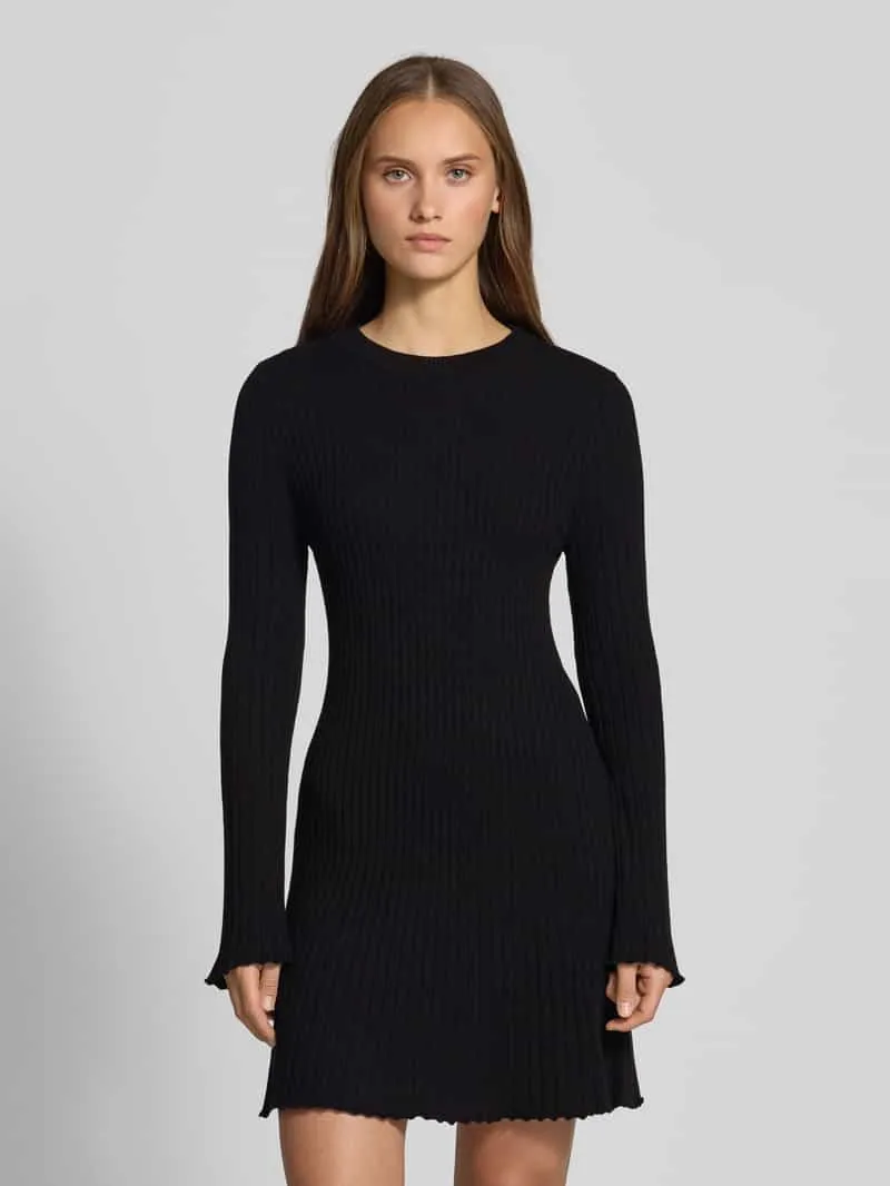 Only Nauwsluitende vrijetijdsjurk van viscosemix model 'MICHELLA' zwart, foto 4