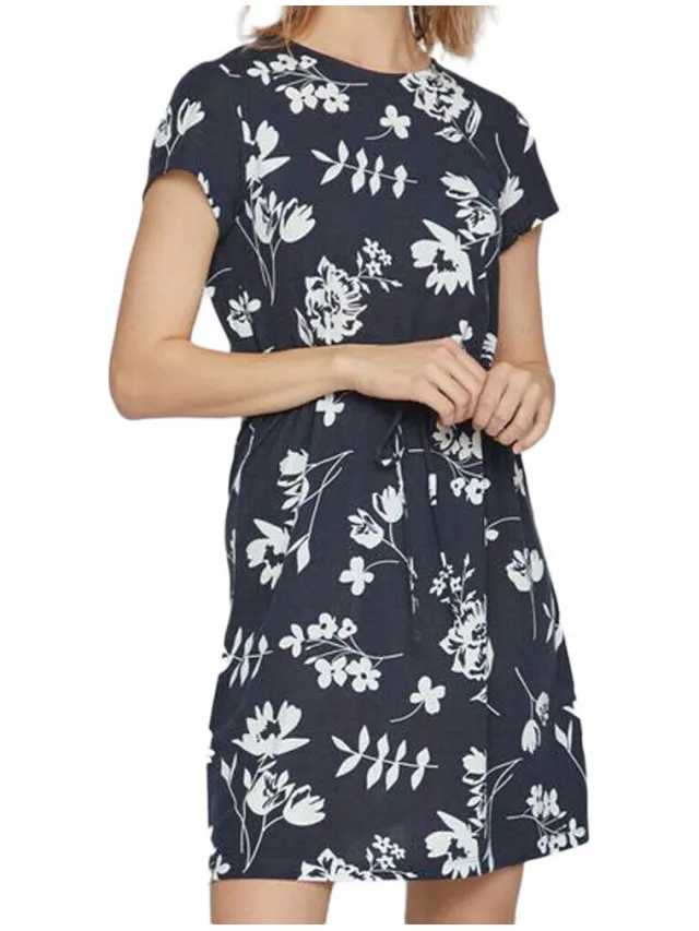 Korte Jurk Vila Mooney String blauw