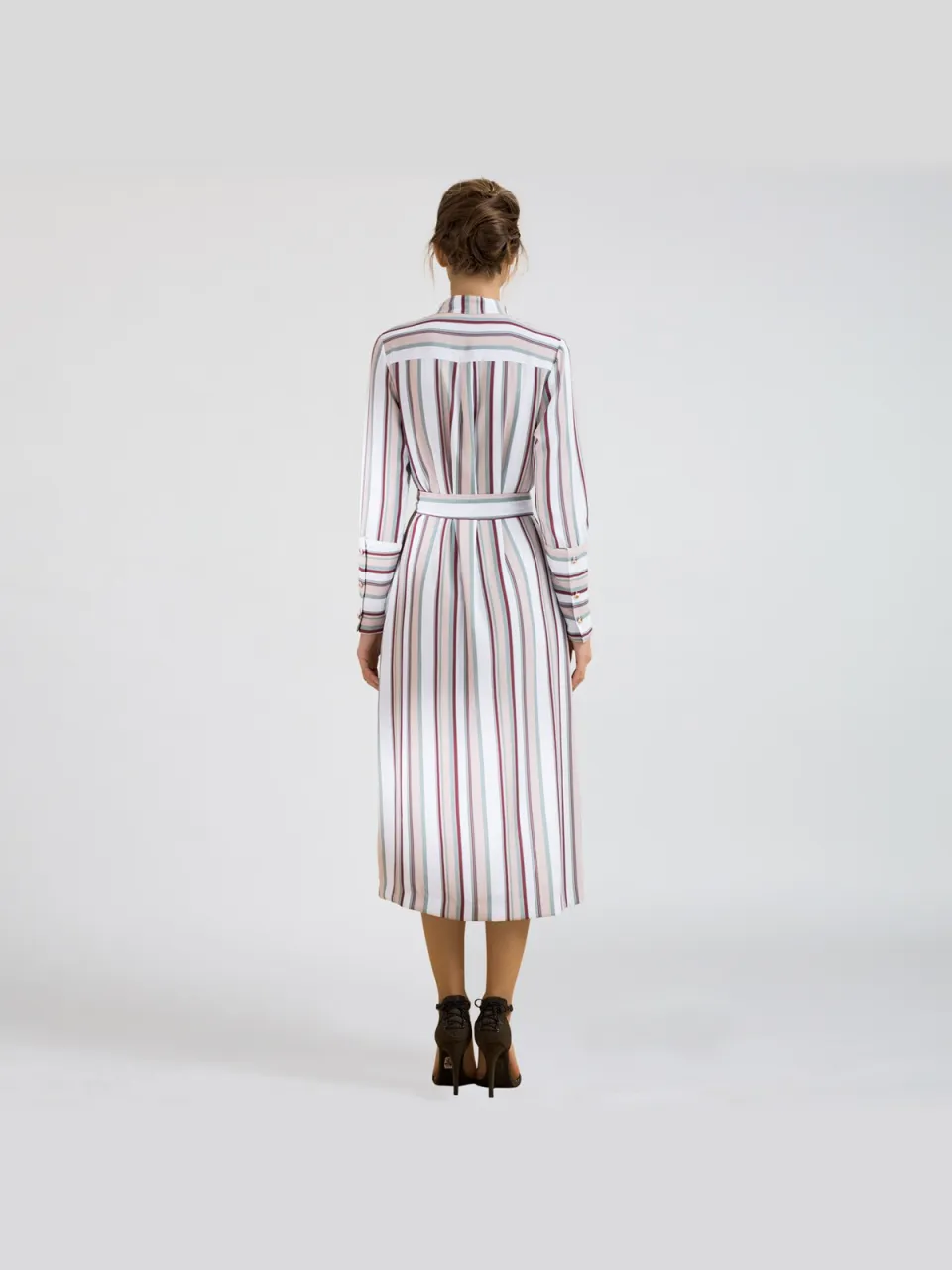 Smart & Joy Gestreepte Midi Wrap -jurk veelkleurig, foto 2