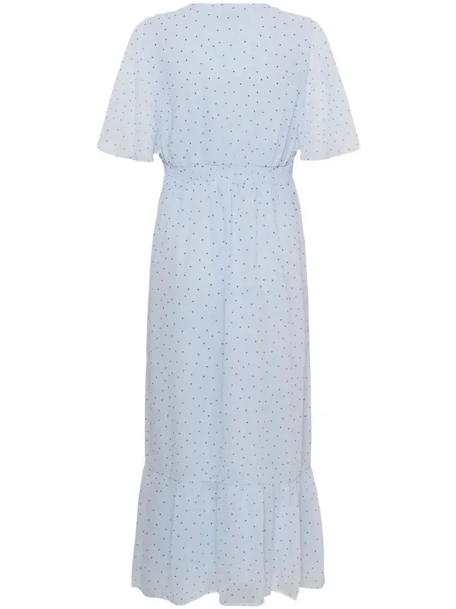 Damesjurk KAFFE Kalorinda kentucky blue/black dot