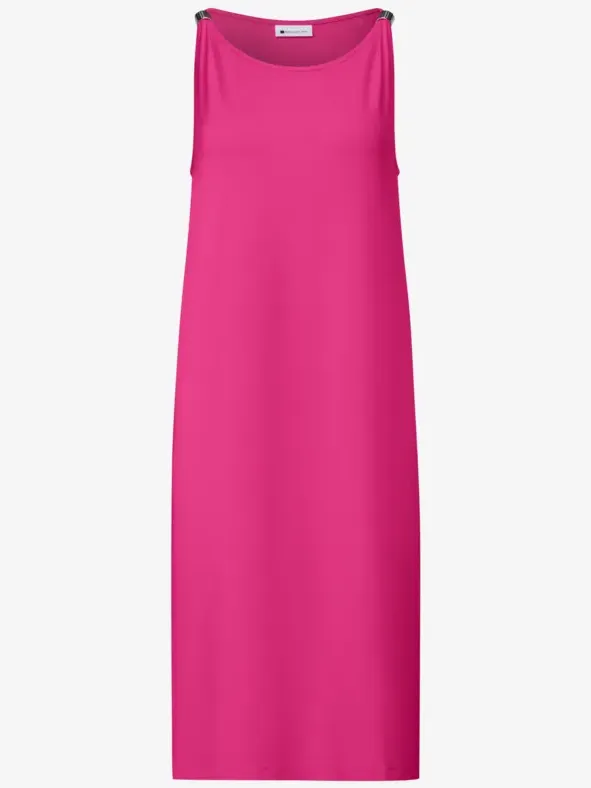 Street One Knielange jurk met gespdetail roze, foto 2