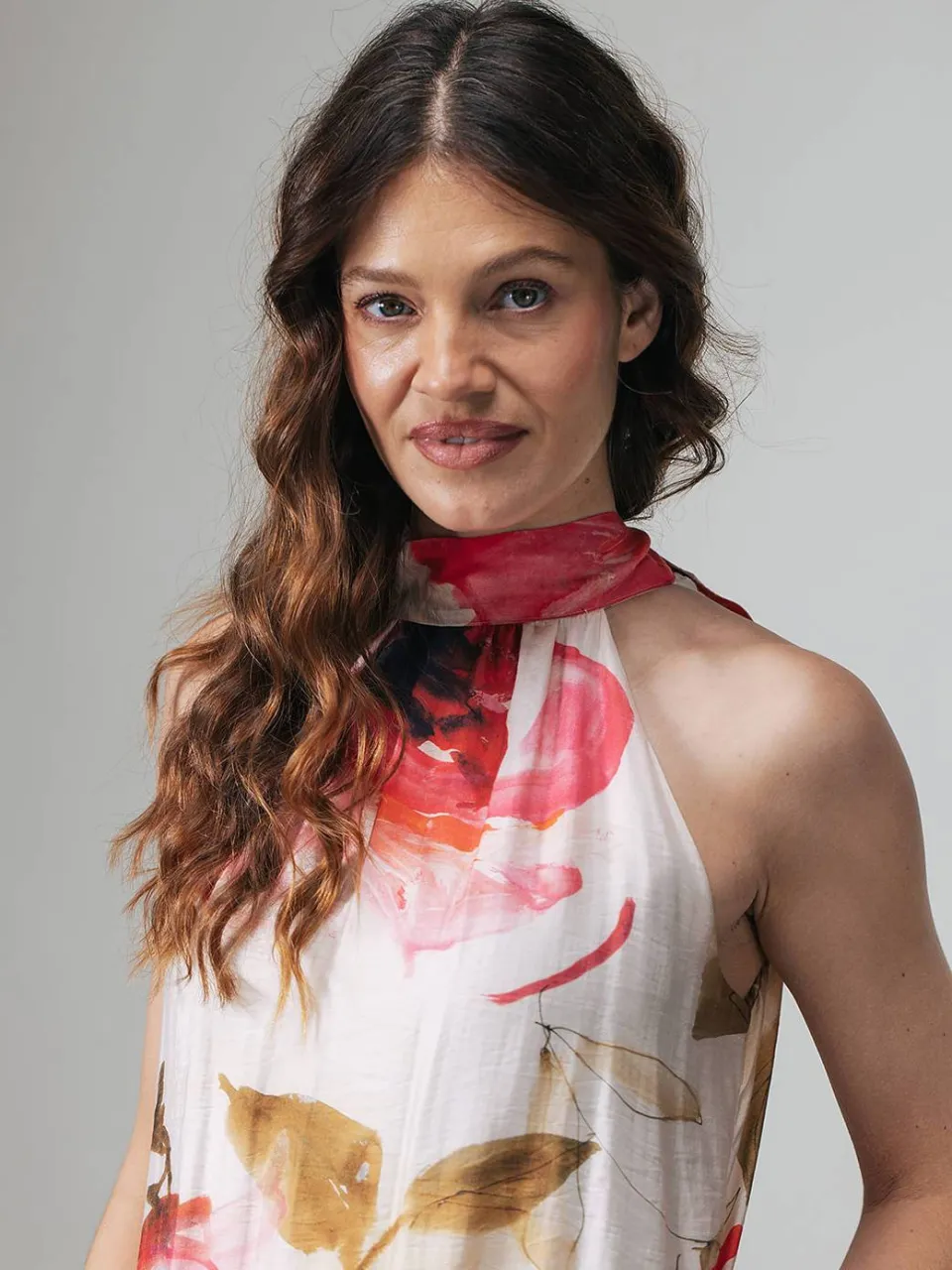 LabeL DOT gebloemde maxi jurk multi, foto 6