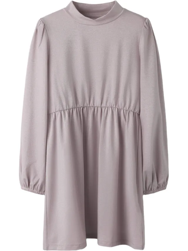 NAME IT MINI glitterjurk lila