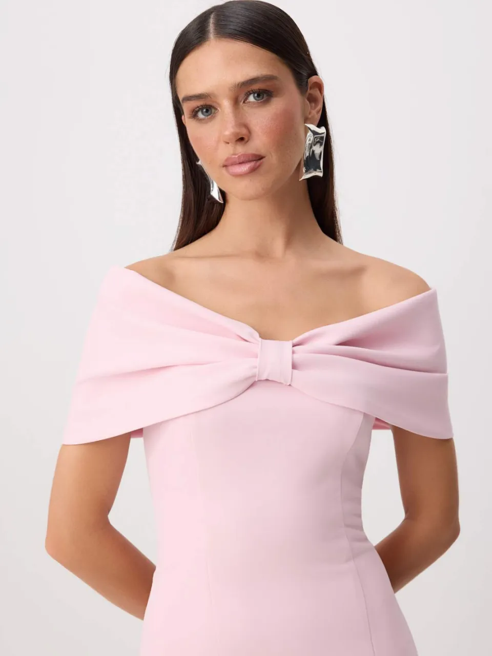 Trendyol TRENDYOLMİLLA Dames Roze Effen Kort / Mini Mouwloos Bodycon Jurken, foto 2
