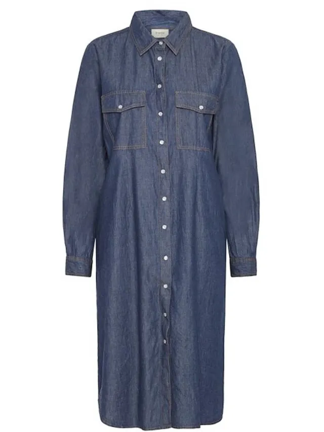 Fransa Damesjurk fransa Larissa 2 RAW BLUE DENIM