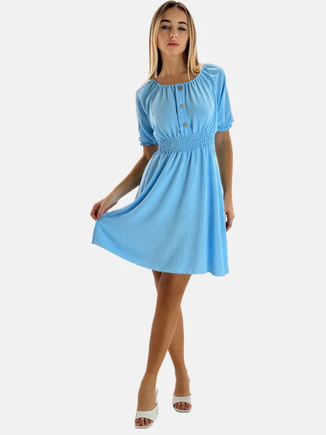 Elara Minikleid Hellblau