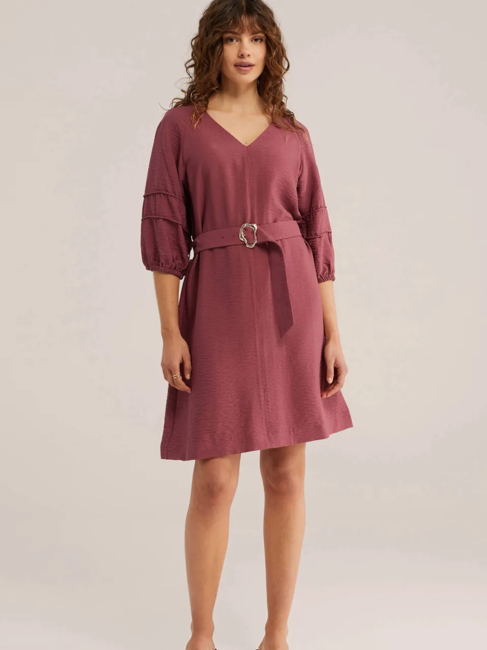 WE Fashion korte jurk oudroze, foto 3