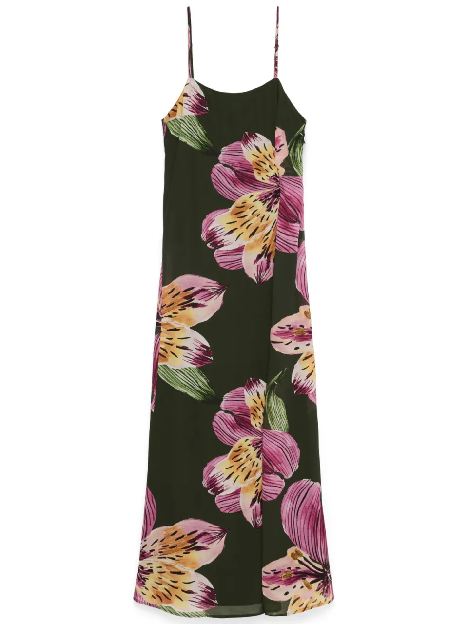 Vero Moda gebloemde maxi jurk zwart, foto 2