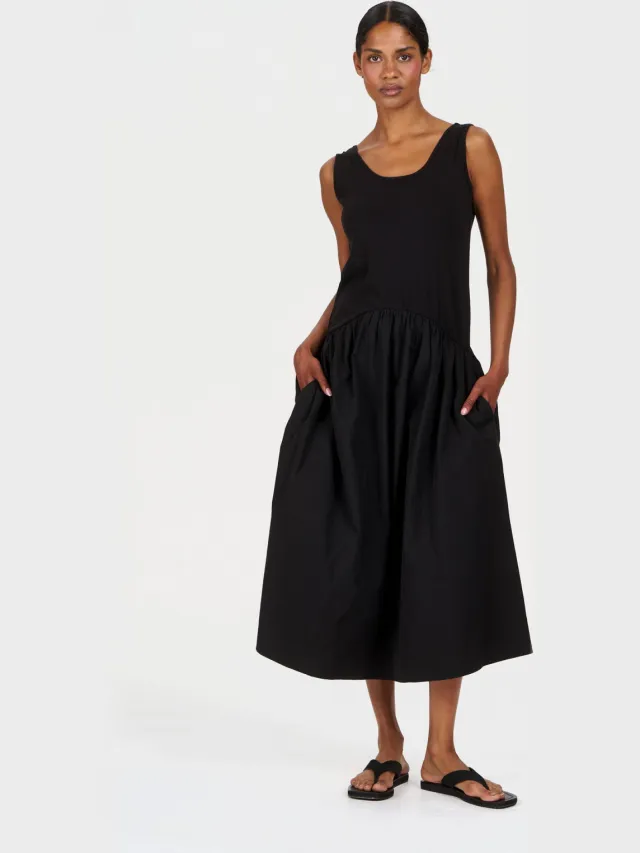 KOMODO dames vegan Jurk Neema Zwart