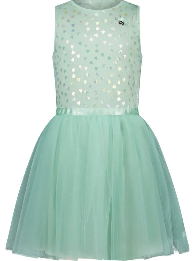 Le Chic Meisjes Jurk SYMPHONY C212-5834 Zacht Groen