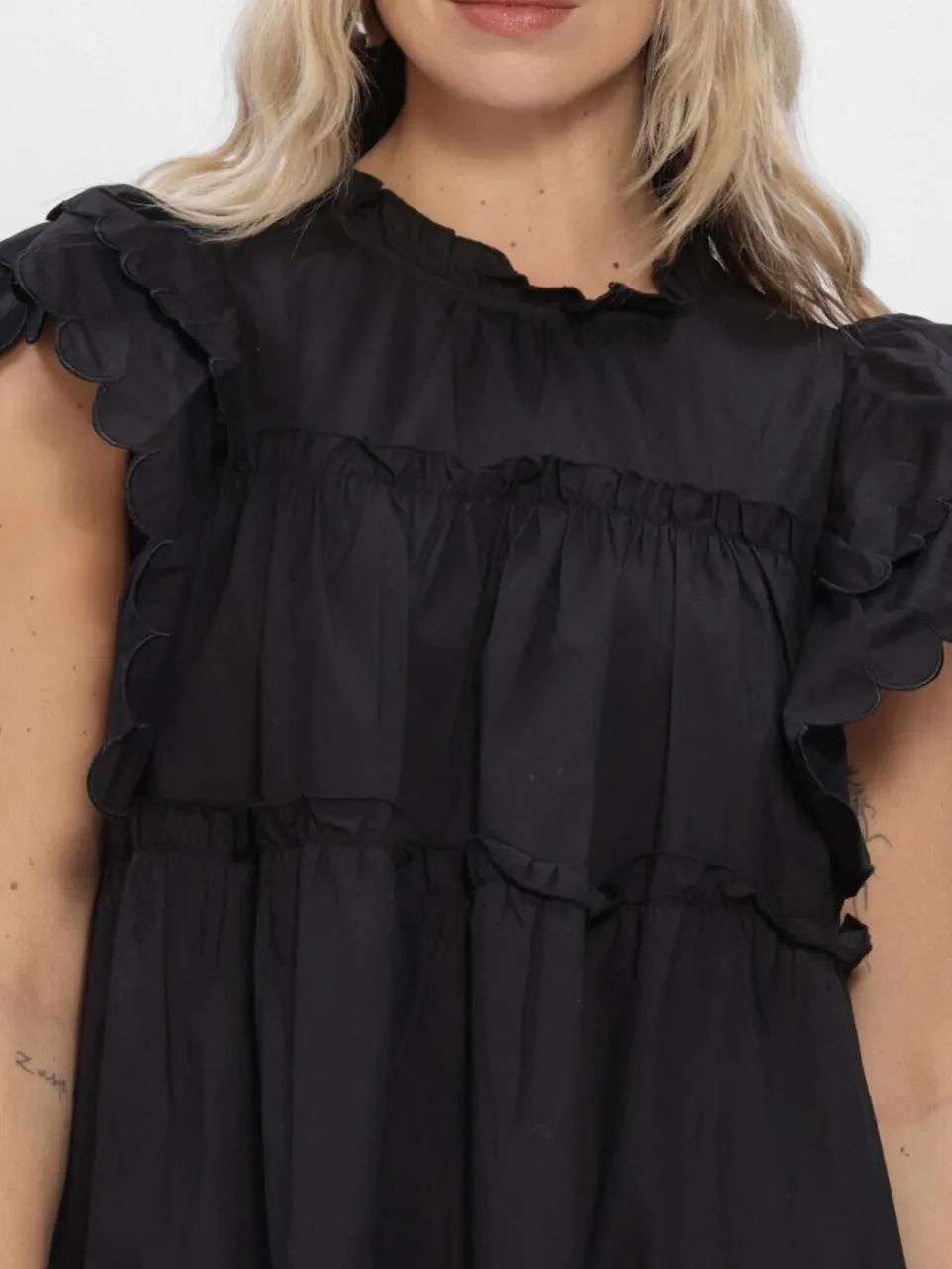 Object Dames Jurken Objhope S/l Dress - Zwart, foto 4