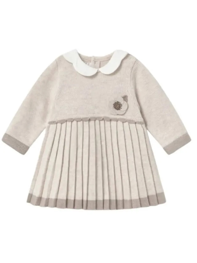 Mayoral beige baby jurkje Creme