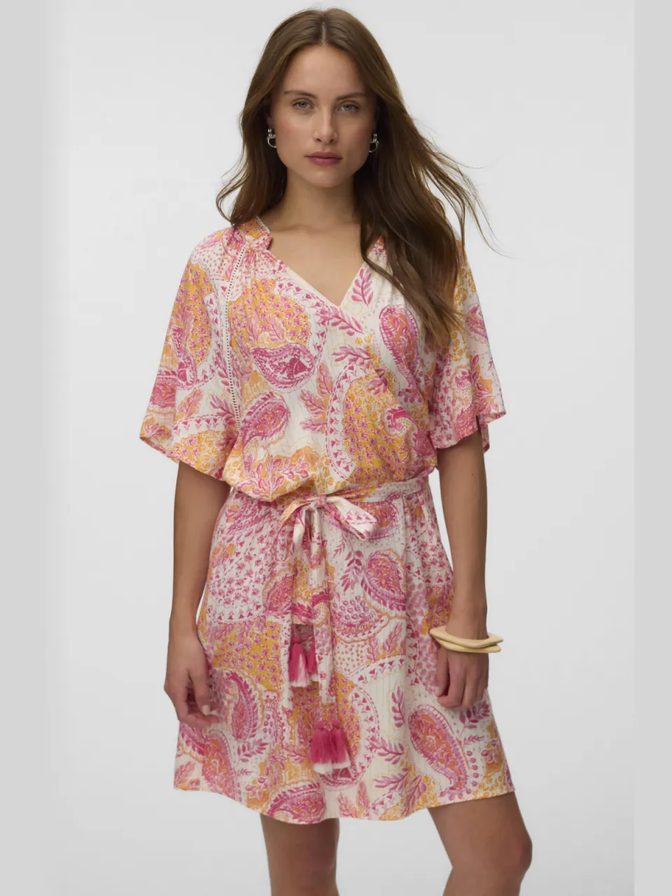 Vero Moda mini jurk roze, foto 4