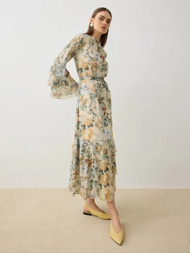 Refka Modest Dress Refka Geel