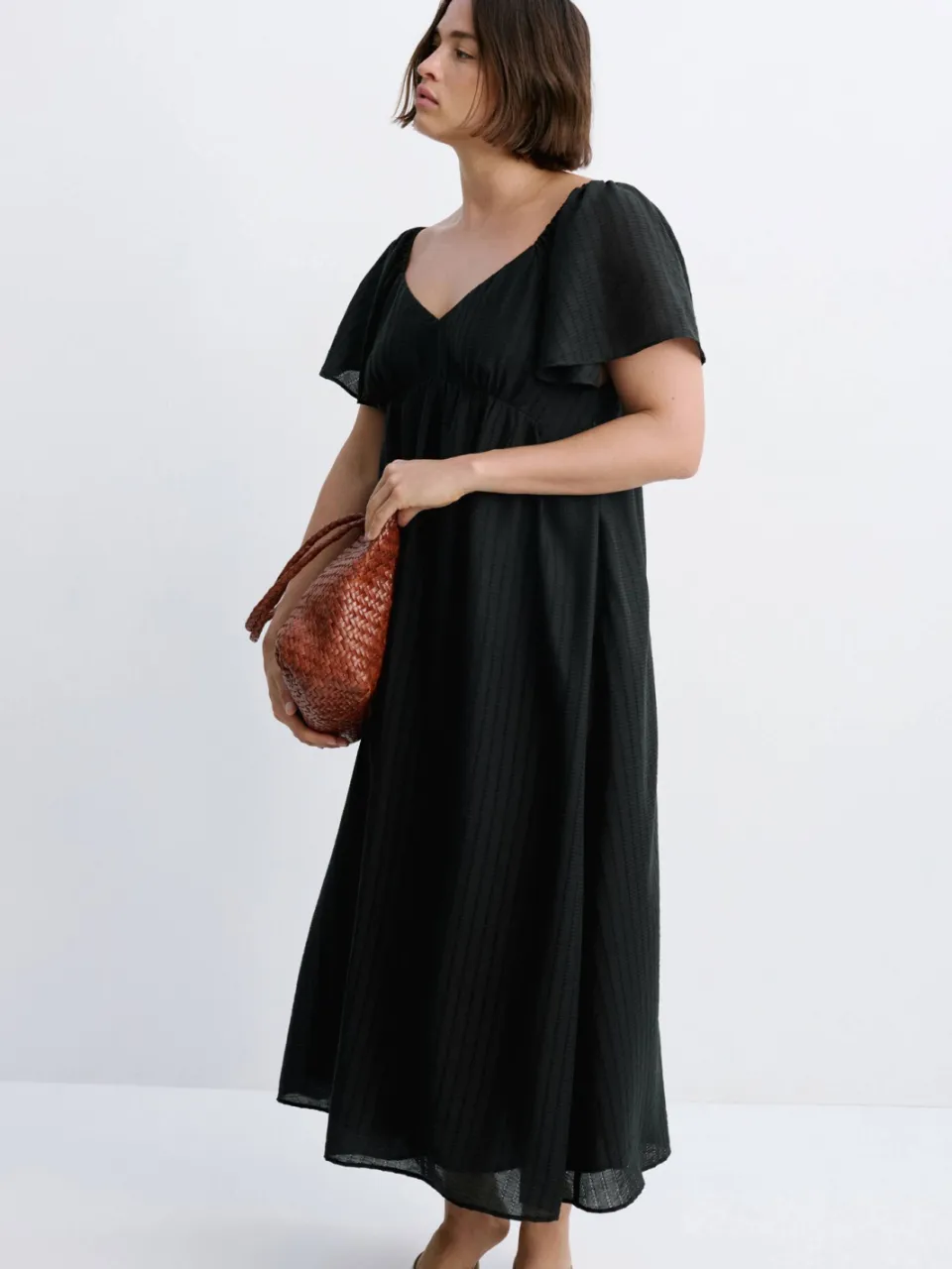 Mango midi jurk - zwart, foto 3
