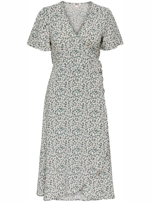 Only Jurk ONLLUCA Midi-jurk cloud dancer 1
