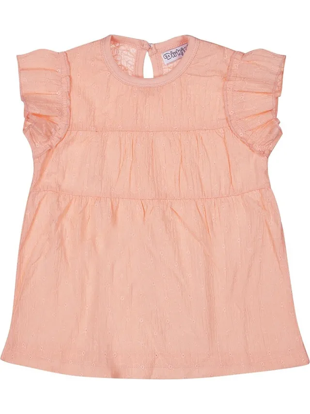 Dirkje Jurk Faded peach - 05 Girls fresh