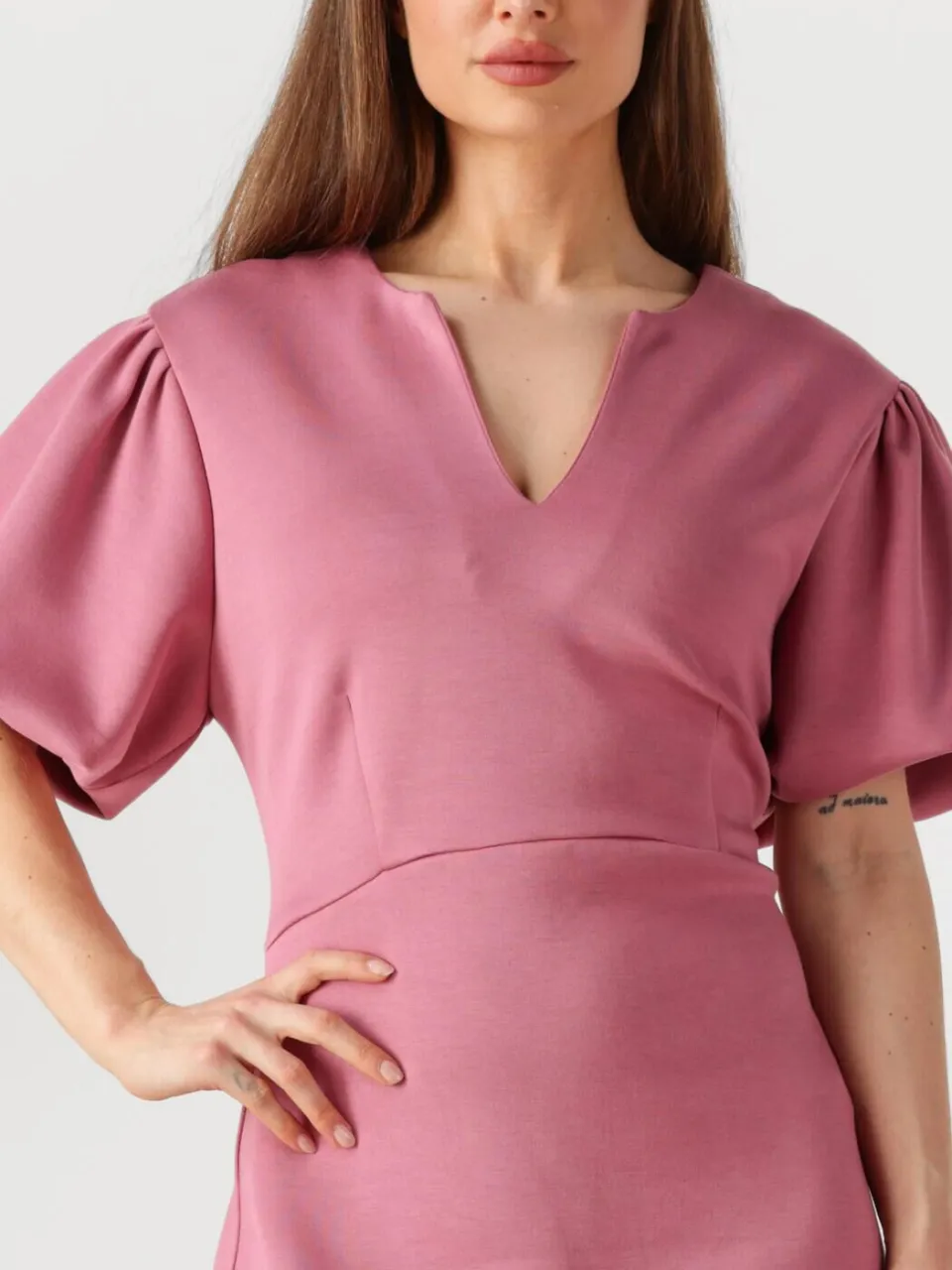 Aaiko Dames Jurken Kyra Vis 436 - Roze, foto 3