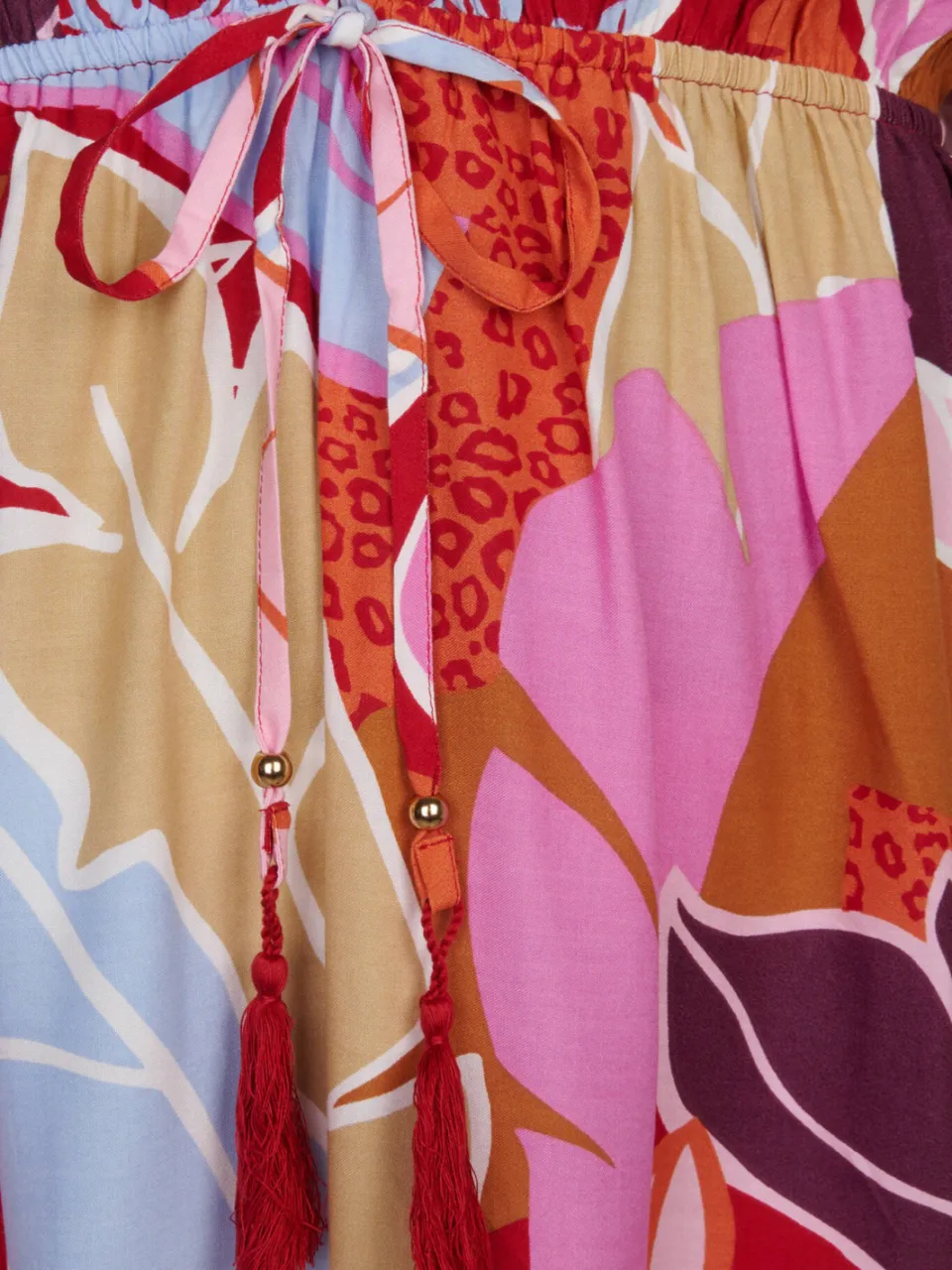 Miss Etam Plus midi jurk multi multi kleur, foto 7