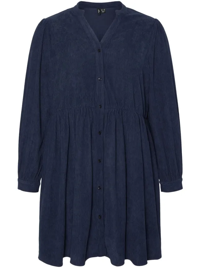 Vero Moda Curve Blousejurk VMCAIYA Broek Navy Blazer 1