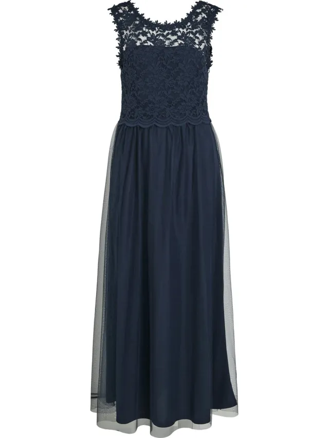Vila VILYNNEA MAXI DRESS - NOOS/DC - Dames - Maxi jurken Total Eclipse
