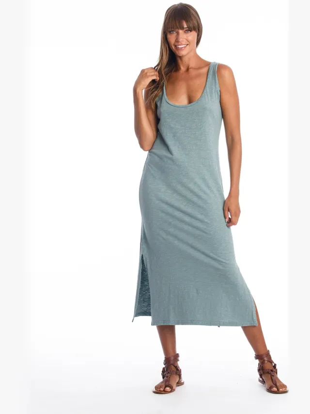 RAVENS VIEW IBIZA dames vegan Jurk Demi Chinois Groen