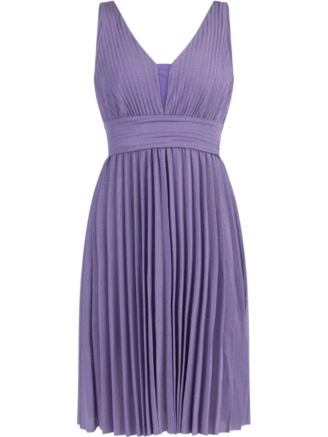 Faina midi-jurk lila