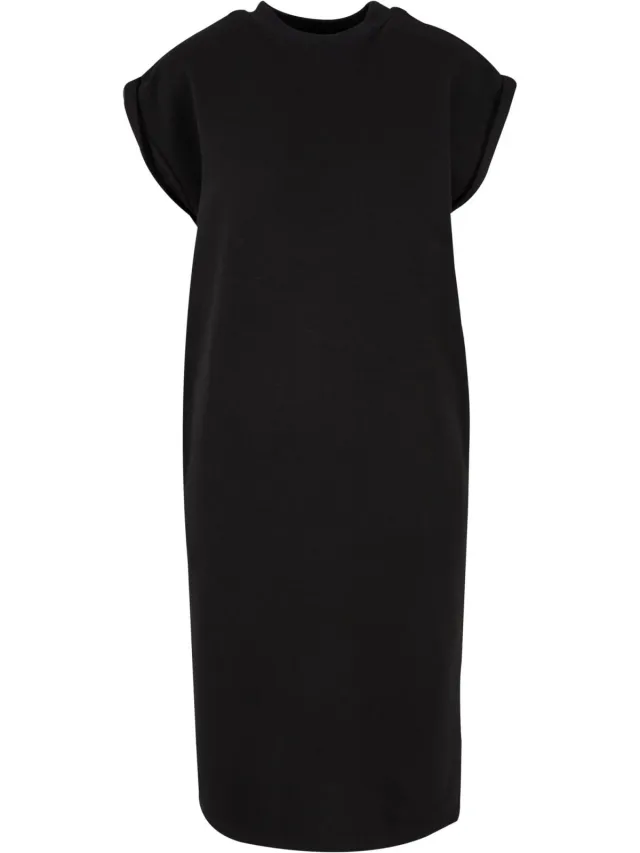 Urban Classics Dames/Dames Badstof Jurk (Zwart)