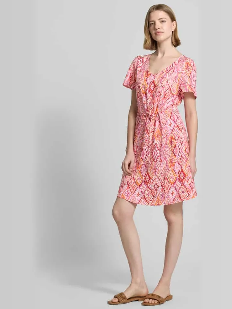 Vero Moda midi jurk roze, foto 3
